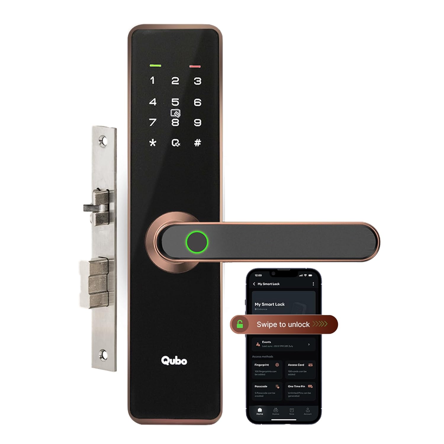 qubo smart door lock installation.